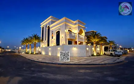 للبيع فيلا حجر ٣ طوابق تكييف مركزي حديقة وجلسة على الروف شامل الرسوم