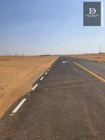 For sale in Sharjah, Al Hoshi area Residential land area of ​​1080 feet Ground and first villa permit