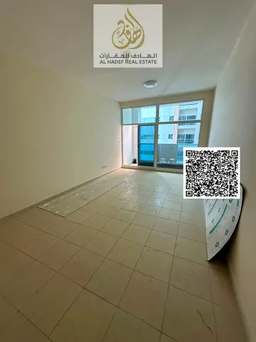 غرفتين وصالة للإيجار السنوي بأبراج عجمان ون الراشدية 3 شارع الشيخ خليفة 3 حمام غرف ماستر خزائن بالحائط استور كبير بلكونة اطلالة مفتوحة باركن خاص السعر