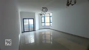 Own a spacious 3-bedroom apartment with living room in Al Khor Towers, featuring a strategic prime l