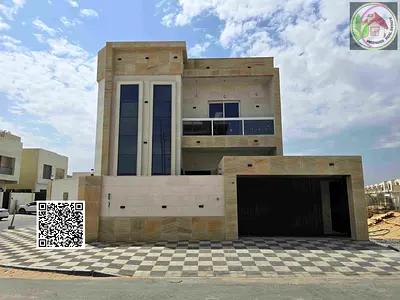Own luxury in Al Yasmeen area, Ajman - a corner villa with a very luxurious modern design, central air conditioning, at a price including fees