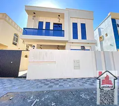 Villa for rent in Ajman, Al Yasmeen area New, first inhabitant, with air conditioners 4 master bedro