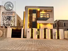 Villa for rent, first occupancy, in Al-Haliyo 2 area, close to all services. It consists of 5 rooms 