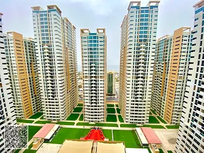 AJMAN ONE TOWER: BIG STUDIO WITH PARKING NEAR AJMAN BEACH