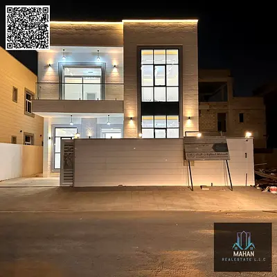 🏡 Elegant 5-Bedroom Villa for Sale in Ajman | Split ACs | Full Stone Facade | Freehold