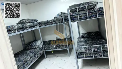 مخيم عمال في الجرف، 1300 شهريًا للغرفة