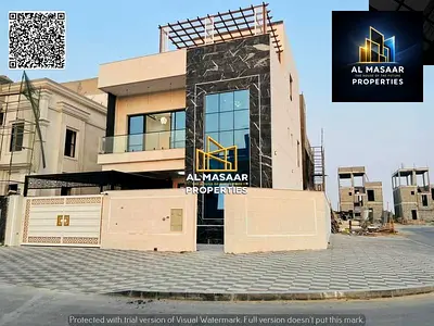 فيلا طابقين وروف 7غرف نوم ماستر والسعر شامل المياه والكهرباء والمكيفات ورسوم التسجيل تملك حر لجميع الجنسيات