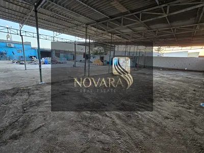 Smart industrial investment – ​​a spacious plot with a practical warehouse for rent in Umm Al Quwain