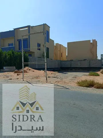 للبيع أرض سكنية  في الزاهية 1 – تملك حر شامل رسوم التسجيل وبالقرب  من شارع محمد بن زايد