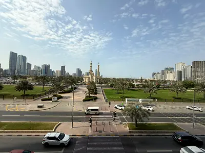 Two bedrooms and a living room with spacious layout and sea view Central air conditioning Built-in wardrobes Modern finishing Exclusive family residen