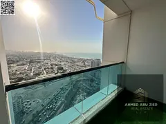 Three bedrooms and a living room with a bedroom and a living room for annual rent in Ajman Towers ne