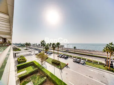 Full Sea View | Unfurnished | Maids Room