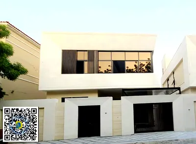 For sale, a villa on a street and alley, 6 rooms and 2 halls, in the Al-Muwaihat area. The price includes central air conditioning.