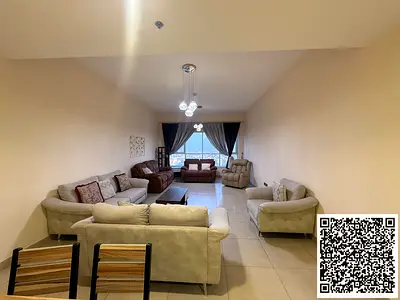 للبيع – شقة غرفتين وصالة في Oasis Tower/ مزايا إضافية: موقف سيارة وفرش كامل