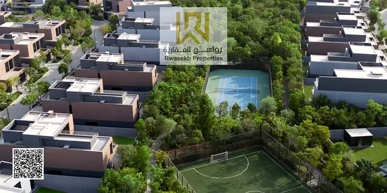 كورنر  - فلل مناسبة للسكن والاستثمار | خطة دفع 40/60 - فلل عائلية داخل مجتمع غابي متكامل في الشارقة