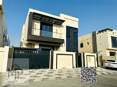 Villa for sale | Ajman | Al Bahia area | 5 master bedrooms, majlis, 2 halls, maid's room | Freeh