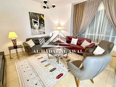For monthly rent: one bedroom and a hall in Al khan with free internet