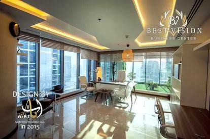 عرض حصري  | من 45,000 إلى 65,000 درهم إماراتي درهم إماراتي | مكاتب مفروشة في منطقة الخليج التجاري | إطلالة على القناة وبرج خليفة