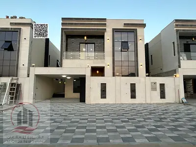 For sale, a villa in Ajman Al Helio, 5 master rooms, a Majles room, a hall, and a maid’s room, freehold for all nationalities, Installment with out do