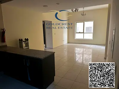 شقة غرفتين وصالة واسعة للإيجار | 1,234 قدم² | برج جولدكريست دريمز A