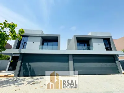 فيلا مستقلة مكونة من طابقين + أرضي، 4 غرف نوم // موقف سيارات مغطى // 4 غرف نوم + مجلس + تراس، إمكانية الوصول إلى السطح