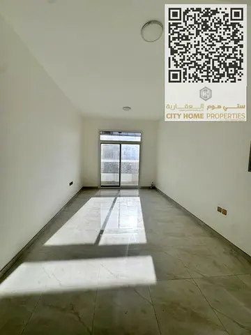 شقة غرفتين وصالة ماستر بالكامل للإيجار في المويهات 3 – قريب من مخرج دبي (كود 2273 مساحه كبيره جداااا