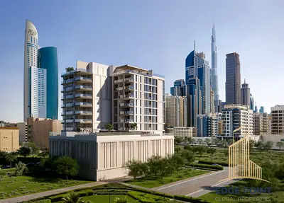 2 دقائق إلى محطة المترو_إطلالة على برج خليفة_خطة دفع 50/50
