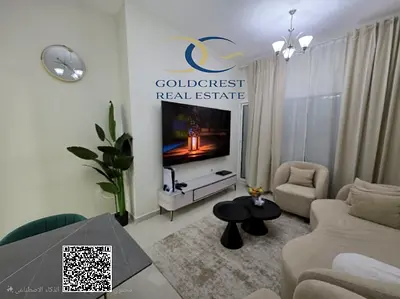 شقة مفروشة بغرفتي نوم | خطة دفع سهلة | برج الخليج، مدينة الإمارات، عجمان