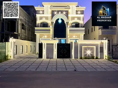 للبيع فيلا فاخرة 6 غرف ماستر مع رووف بسعر شامل رسوم التسجيل والتمليك لجميع الجنسيات