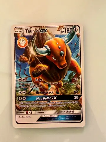 Taurous GX Pokémon Card