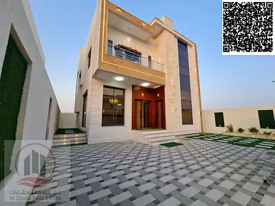 Villa  for sale at Ajman  -Al Heloi area  the Villa 3200 sqft  G + 1  (3 Master room +big court + big  Majlis +big Hall +maid room)