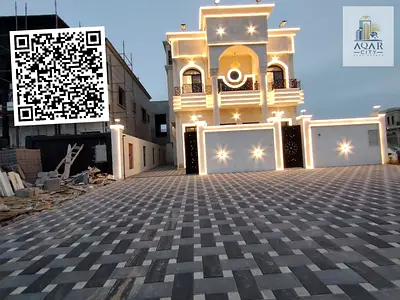 عرض بسعر مغري شامل رسوم التسجيل- فيلا فاخرة في عجمان–5 غرف ماستر طابقين وروف