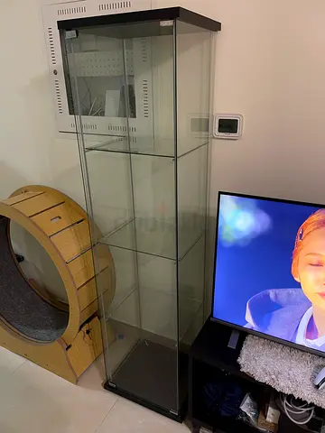 IKEA detlof glass cabinet