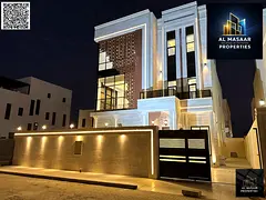 A luxurious villa with a modern design and spacious areas in a prime strategic location on Sheikh Mo