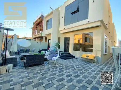 🏡 فيلا للإيجار في منطقة الزاهية – عجمان | نصف مفروشة