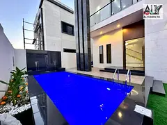 For sale, a luxurious villa in a very distinguished location, very close to Sheikh Mohammed bin Zaye