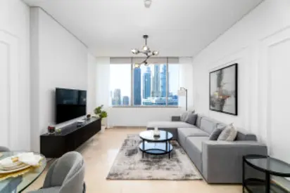 شقة أنيقة بغرفة نوم واحدة بإطلالة خلابة على بارك أفينيو | خدمة تنظيف كاملة مجانية