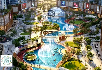 Zero commission / luxury finishing / Furnished / 5-year installments / Crystal Lagoon