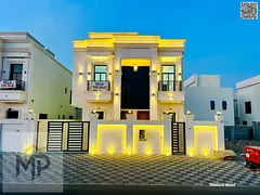 Villa calssic design | ajman| al helio2 | 6 master rooms, majlis, 2 halls, roof| freehold | 0 regist