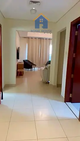 غرفة وصالة مع اطلالة مميزة