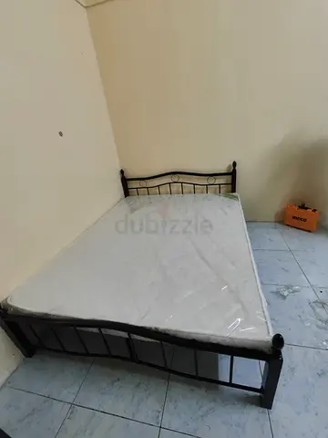 Queen Size Bed Frame with Mattress