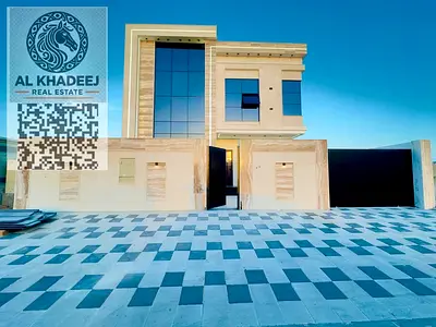 فيلا مودرن جديدة أول ساكن بالزاهية عجمان، 5 غرف ماستر، 3 طوابق، مقابل حديقة، السعر 1,800,000 شامل الرسوم والخدمات.