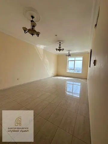 للبيع شقة غرفتين وصالة في برج المها  دور عالي وإطلالة مفتوحة