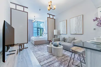 Stylish Studio in JVC | Pool & Gym Access | Fully Equipped
