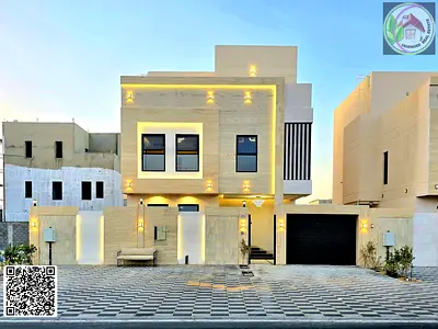 للبيع شامل الكهرباء والماء والمكيفات مع مسبح مميز فيلا (أرضي واول وروف)