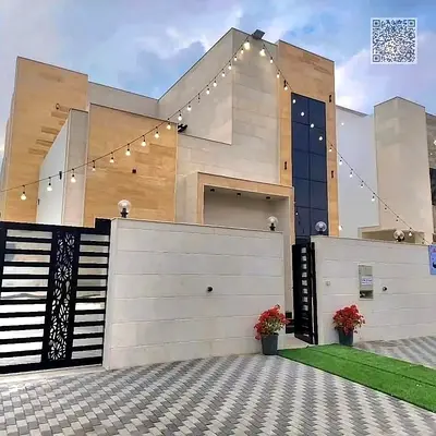 فيلا للبيع واجهه حجر بالكامل تشطيب سوبر ديلوكس  بسعر مغرى شامل رسوم التسجيل والتملك