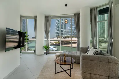 Limited Offer! 6-Month Fully Furnished 2 Bedroom Apartment in Dubai Marina