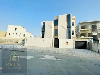 Luxury 3-storey villa for sale in Yasmeen, Ajman with private pool, modern finishing, large garden, near Dubai, Sharjah, top schools and hospitals
