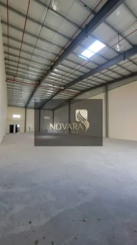 Warehouse _ 50 kW electricity _ 5,400 sq. ft. area _ available for annual rent in Umm Al Quwain