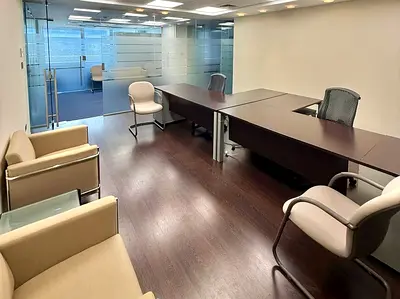 FULLY FURNISHED OFFICE SPACE IN PRIME LOCATION | DEWA CHILLER WIFI FREE